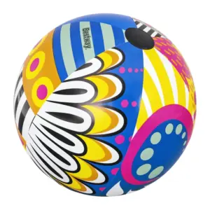 Plážová lopta Bestway® Flirty Fiesta Beach Ball je ideálnym spoločníkom pre každú letnú párty pri bazéne alebo deň na pláži! Dospelí a deti sa výborne zabavia so svojou novou hračkou na pláži alebo pri bazéne. Špliechanie na slnku nebolo nikdy zábavnejšie!
