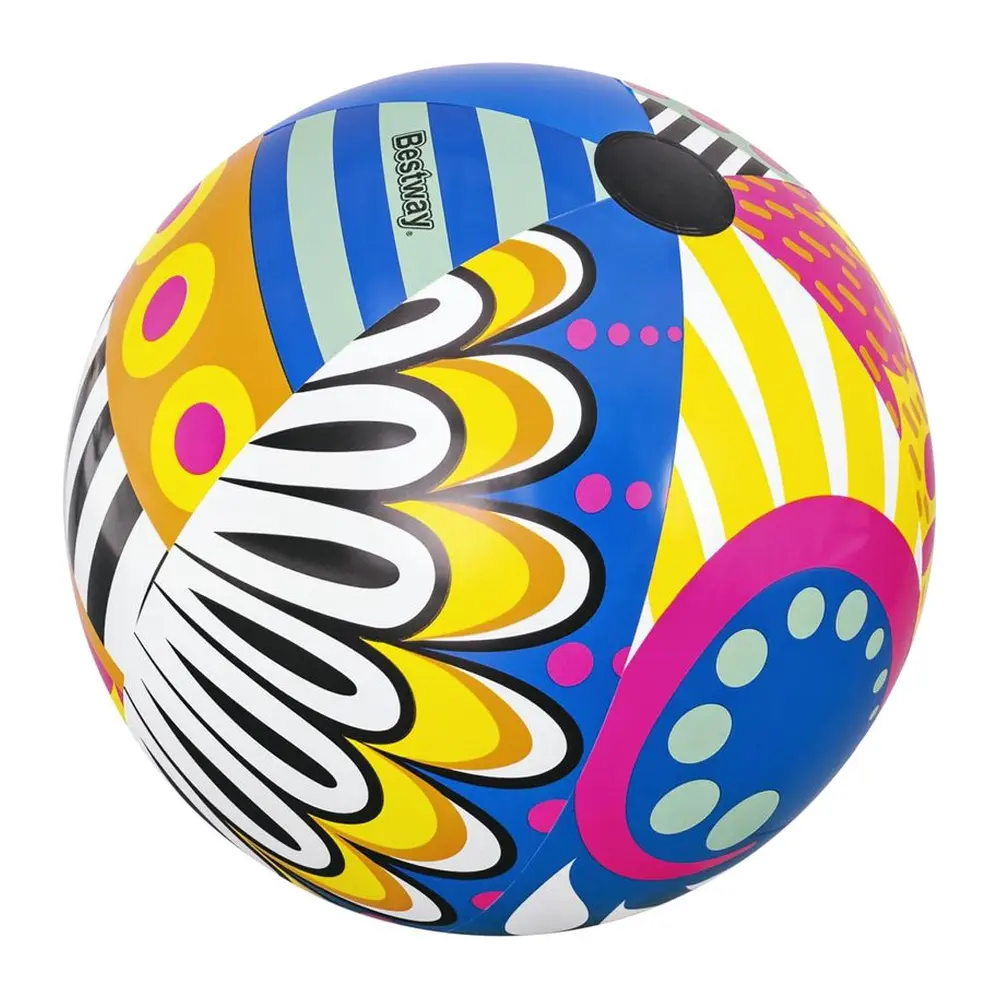 Plážová lopta Bestway® Flirty Fiesta Beach Ball je ideálnym spoločníkom pre každú letnú párty pri bazéne alebo deň na pláži! Dospelí a deti sa výborne zabavia so svojou novou hračkou na pláži alebo pri bazéne. Špliechanie na slnku nebolo nikdy zábavnejšie!