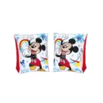 Detské rukávniky zaujmú svojím farebným prevedením a dizajnom Mickey&Friends. Sú skvelou pomôckou pri plávaní. Vďaka nim sa deti cítia bezpečne a naučia sa plávať. Rukávniky sú vybavené bezpečnostnými ventilmi s poistkou a dvoma vzduchovými komorami