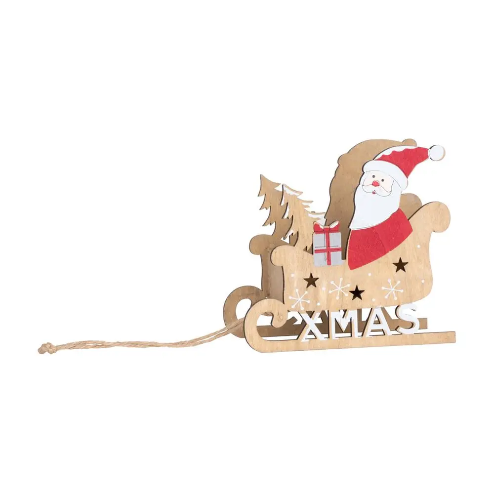Dekorácia MagicHome Santa v saniach dotvorí čarokrásnu atmosféru Vianoc vo vašom domove. Jej rozmer je 19x15 cm a slúži na dekoračné účely.