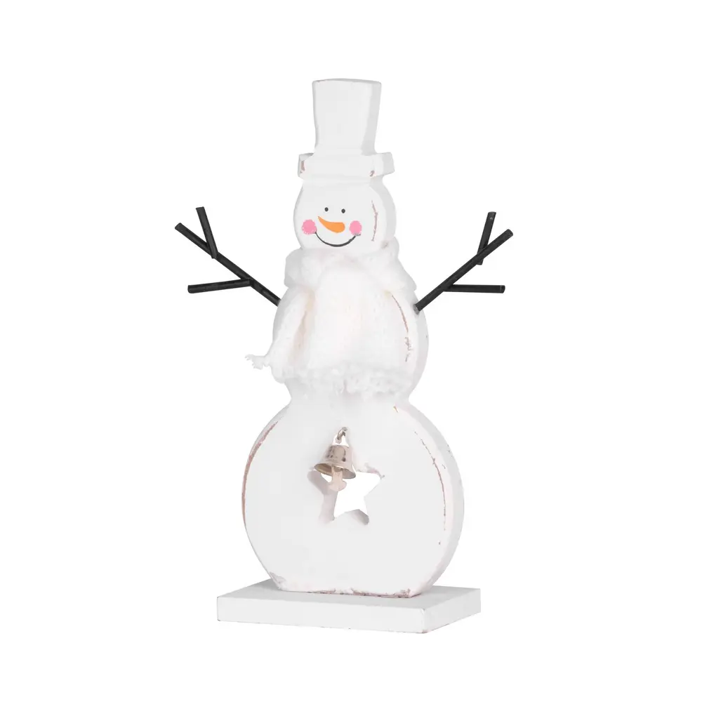 Dekorácia MagicHome biely snehuliak dotvorí čarokrásnu atmosféru Vianoc vo vašom domove. Jej rozmer je 10x20 cm a slúži na dekoračné účely