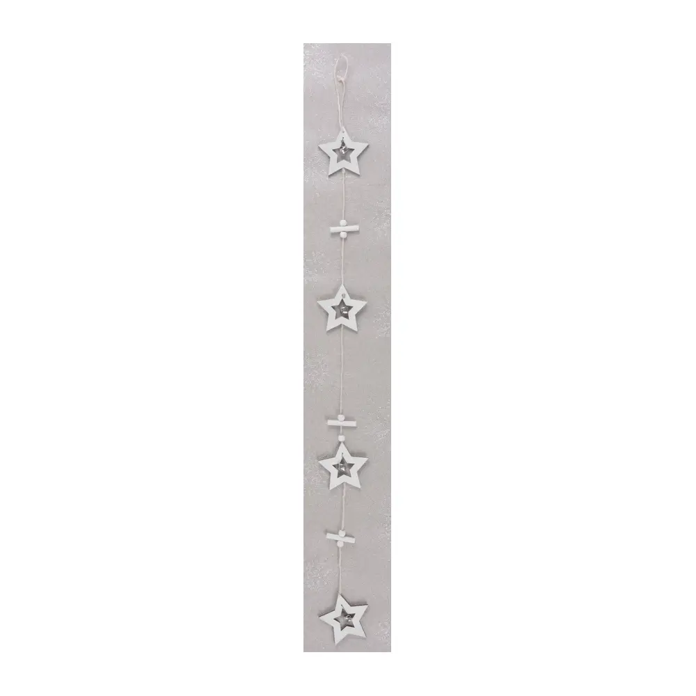 Ozdoba MagicHome mliečna dráha je vhodnou ozdobou interiéru počas vianočného obdobia. Balenie obsahuje 5 ks ozdôb a rozmery sú 90x8 cm.