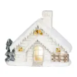 Dekorácia MagicHome domček s komínom je vkusným doplnkom vášho interiéru počas vianočných sviatkov. Je to vianočná dekorácia s LED osvetlením. 