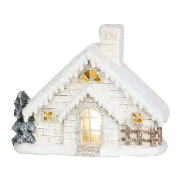 Dekorácia MagicHome domček s komínom je vkusným doplnkom vášho interiéru počas vianočných sviatkov. Je to vianočná dekorácia s LED osvetlením. 