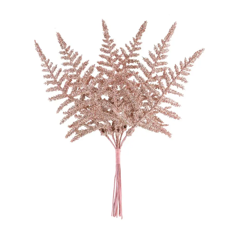 Vianočná dekorácia MagicHome vetvička paprade dotvorí čarokrásnu atmosféru Vianoc vo vašom domove. Farba je ružová. Výška je 19 cm. Balenie obsahuje 6 kusov. 