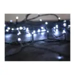 Typ napájania: 230 V 50 Hz (balenie obsahuje adaptér)Počet LED: 100Farba LED: studená bielaFunkcie: 8 funkcií / svetelných vzorov s pamäťouDĺžka LED reťaze: 10 mDĺžka napájacieho kábla: 3 mVýška stromčeka: 120 cmPoužitie: exteriérFarba kábla: tmavo zelená