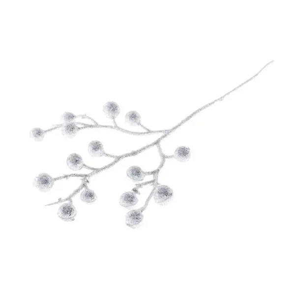 Vianočná dekorácia MagicHome vetvička GliBerries dotvorí čarokrásnu atmosféru Vianoc vo vašom domove. Farba je biela. Výška je 28 cm. Balenie obsahuje 6 kusov.