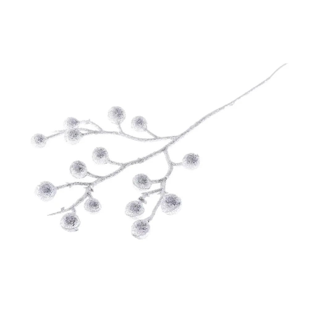 Vianočná dekorácia MagicHome vetvička GliBerries dotvorí čarokrásnu atmosféru Vianoc vo vašom domove. Farba je biela. Výška je 28 cm. Balenie obsahuje 6 kusov.