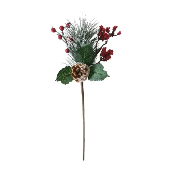Vianočná dekorácia MagicHome vetvička so šípkami dotvorí čarokrásnu atmosféru Vianoc vo vašom domove. Farba je červená. Výška je 38 cm. Balenie obsahuje 6 kusov.