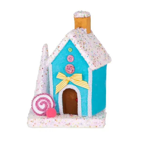 Krásna dekorácia MagicHome Candy Line domček skrášli váš domov počas vianočného obdobia. Farba je modrá. Rozmery dekorácie sú 19x27 cm.