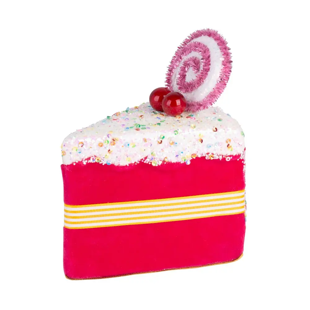 Krásna dekorácia MagicHome Candy Line závesný koláčik skrášli váš domov počas vianočného obdobia. Farba je ružová. Rozmery dekorácie sú 13x9x15 cm.