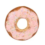 Krásna dekorácia MagicHome Candy Line závesný donut skrášli váš domov počas vianočného obdobia. Farba je hnedá. Priemer dekorácie je 13 cm.