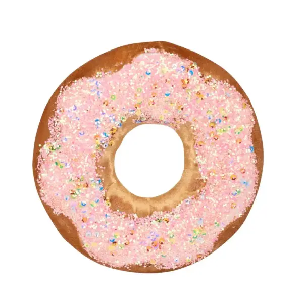 Krásna dekorácia MagicHome Candy Line závesný donut skrášli váš domov počas vianočného obdobia. Farba je hnedá. Priemer dekorácie je 13 cm.