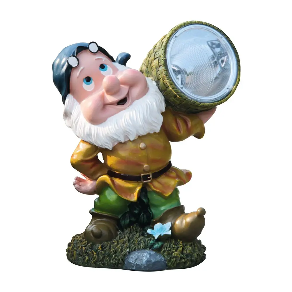 Solárna lampa v tvare záhradného trpaslíka je výborným doplnkom každej záhrady. Lampa je vybavená 4 LED diódami