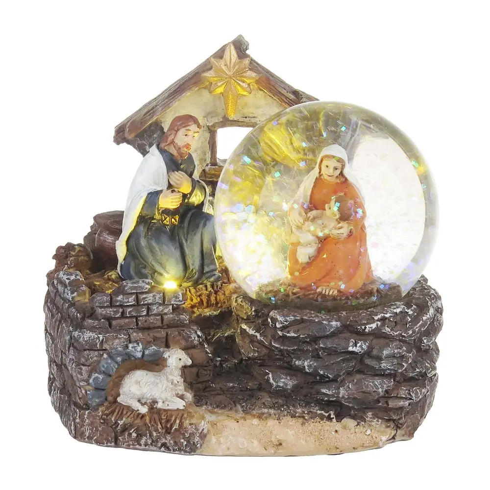 Dekorácia MagicHome Betlehem je vkusným doplnkom vášho interiéru počas vianočných sviatkov. Je to vianočná dekorácia s LED osvetlením. Farba LED je teplá biela a počet LED je 2. Disponuje funkciou jednoduchého svietenia a spínačom ON/OFF. Napájanie zabezpečujú 2 x AAA batérie