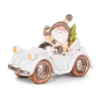 Krásna veľká dekorácia MagicHome Santa v aute skrášli Váš domov počas vianočného obdobia.Materiál: keramika. Rozmery: 46