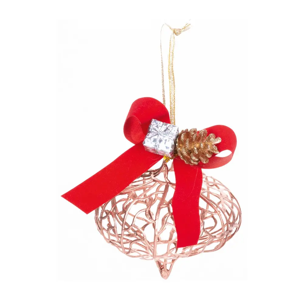 Ozdoba MagicHome je vhodnou ozdobou vianočného stromčeka a interiéru počas vianočného obdobia. Rozmery ozdoby sú 10x15 cm. Farba ozdoby je medená.