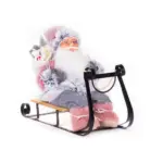 Dekorácia MagicHome Santa na sánkach je vkusným doplnkom do vášho interiéru počas vianočných sviatkov. Dekorácia je vyhotovená z plastu
