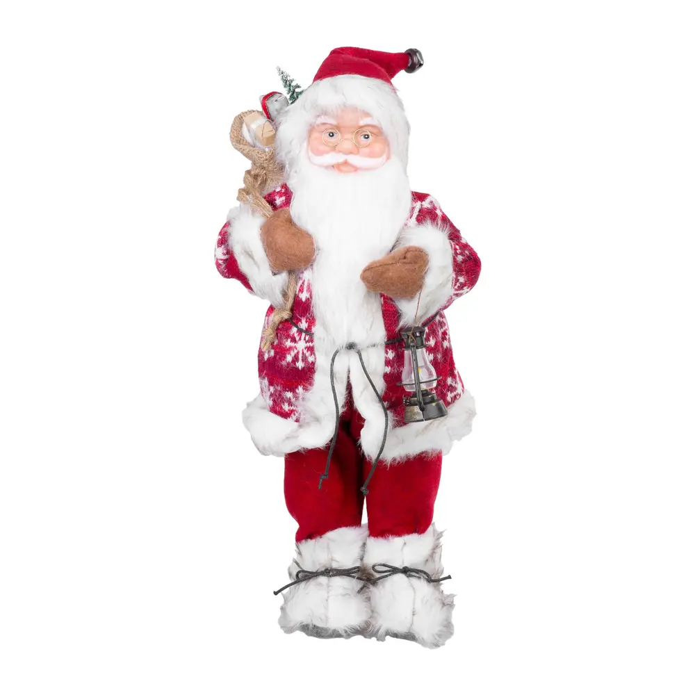 Dekorácia MagicHome stojaci Santa je vkusným doplnkom do vášho interiéru počas vianočných sviatkov. Dekorácia je vyhotovená z plastu