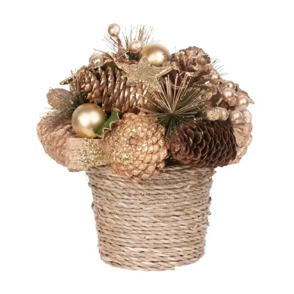 Ikebana MagicHome by nemala chýbať vo výbave vášho interiéru počas vianočných sviatkov. Je to vkusná prírodná