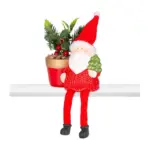 Krásna dekorácia MagicHome Santa s kvetináčom skrášli váš domov počas vianočného obdobia. Dekorácia je vyrobená z terakoty. Rozmery sú 12