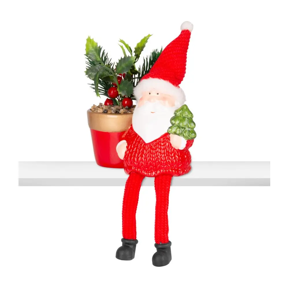 Krásna dekorácia MagicHome Santa s kvetináčom skrášli váš domov počas vianočného obdobia. Dekorácia je vyrobená z terakoty. Rozmery sú 12