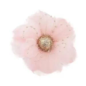 Krásna dekorácia MagicHome páperový kvet skrášli váš domov počas vianočného obdobia. Farba je ružová. Rozmery dekorácie sú 12x12x6 cm.
