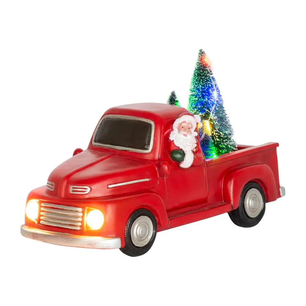 Dekorácia MagicHome vianočné auto so santom je vkusným doplnkom vášho interiéru počas vianočných sviatkov. Je to vianočná dekorácia s LED osvetlením. Fraba LED je biela