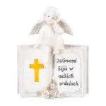 ale aj ako dekorácia do smútočných aranžmánov a ikebán. Zaujímavým prvkom je slovenský názov Milovaní žijú v našich srdciach.