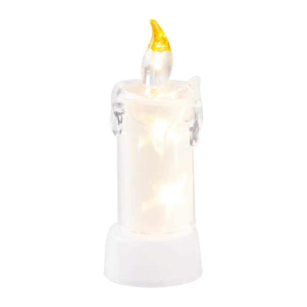 Sviečka MagicHome je krásnym doplnkom do vášho domova. Farba 3xLED je teplá biela. Jednoduché svietenie. Batérie sú súčasťou balenia.