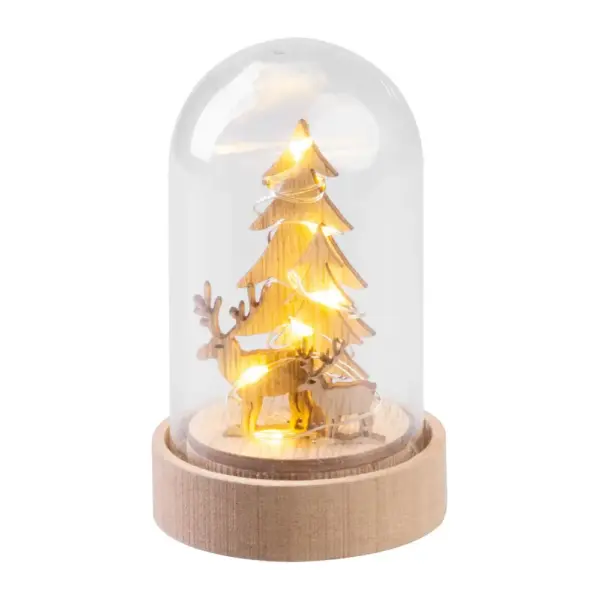 <p>Dekorácia MagicHome Stromček v kupole je vkusným doplnkom vášho interiéru počas vianočných sviatkov. Je to vianočná dekorácia s LED osvetlením. Farba LED je teplá biela a počet LED je 1. Disponuje funkciou jednoduchého svietenia a spínačom ON/OFF. Napájanie zabezpečuje 1 x CR2032 batéria