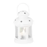 Lampáš MagicHome je vkusným doplnkom vášho interiéru počas vianočných sviatkov. Je to vianočná dekorácia s LED osvetlením. Farba LED je teplá biela a počet LED je 1. Disponuje funkciou plápolanie plameňa a spínačom ON/OFF. Napájanie zabezpečuje 1 x CR2032 batéria