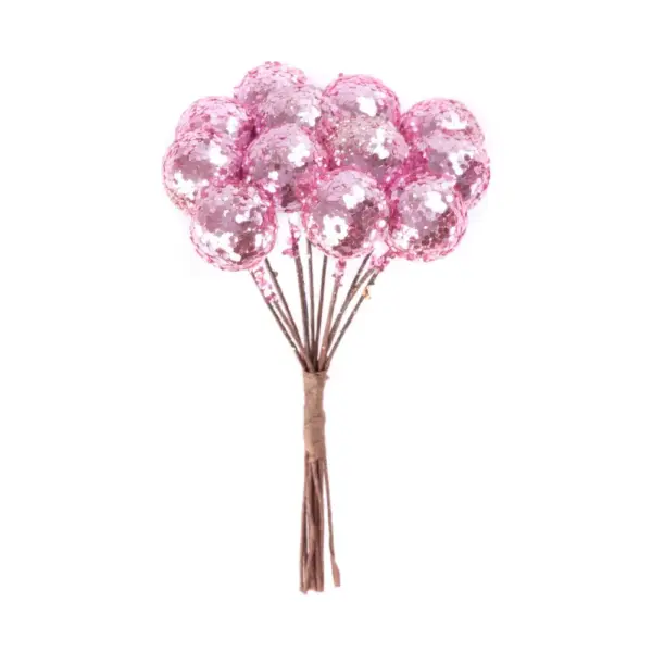 <p>Vianočná dekorácia MagicHome vetvička berries a bobuľkami dotvorí čarokrásnu atmosféru Vianoc vo vašom domove. Skvele ju využijete pri dekorovaní vianočného stromčeka alebo vianočných dekorácií a vencov. Farba je ružová. Výška je 24 cm. Balenie obsahuje 6 ks.</p>