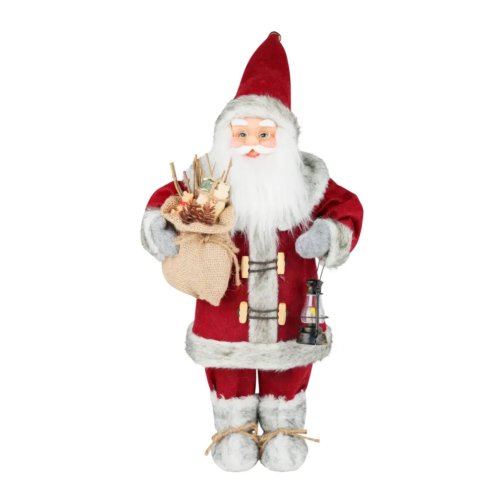 Dekorácia MagicHome Santa s lampášom je vkusným doplnkom vášho interiéru počas vianočných sviatkov. Dekorácia je vyhotovená z plastu