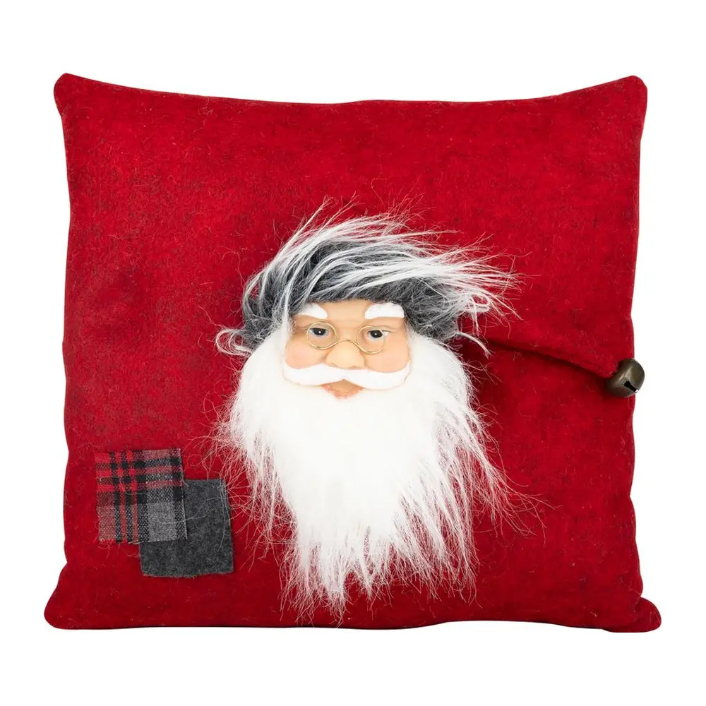 Zútulnite svoj domov počas sviatkov s vianočným vankúšom MagicHome. Tento červený vankúš s motívom Santa Clausa má kompaktné rozmery 30x30 cm a je vyrobený z kvalitných materiálov ako textil
