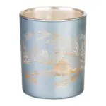 Vytvorte si kúzelnú vianočnú atmosféru so štýlovým skleneným svietnikom MagicHome. Tento elegantný šedý svietnik s rozmermi 6x7 cm je ozdobený jemným motívom zimnej krajinky