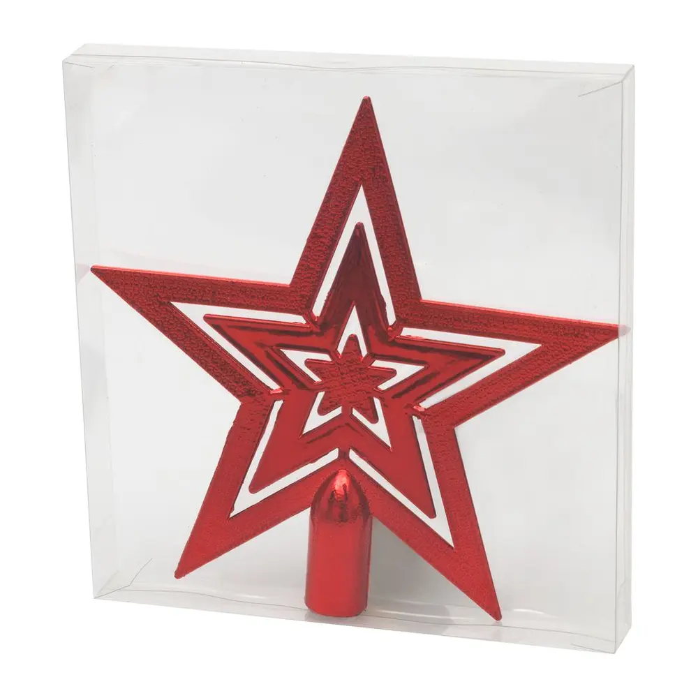 Ozdoba MagicHome hviezda slúži na slávnostné ozdobenie vianočného stromčeka. Balenie obsahuje 1 ks a rozmer je 20 cm. Farba ozdoby je červená. Je vyrobená z plastu.