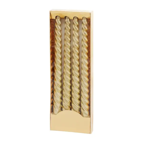 <p>Vneste do svojho domova pravú vianočnú atmosféru so sviečkami MagicHome! Elegantné špirálové sviečky v zlatej farbe majú klasickú výšku 25 cm