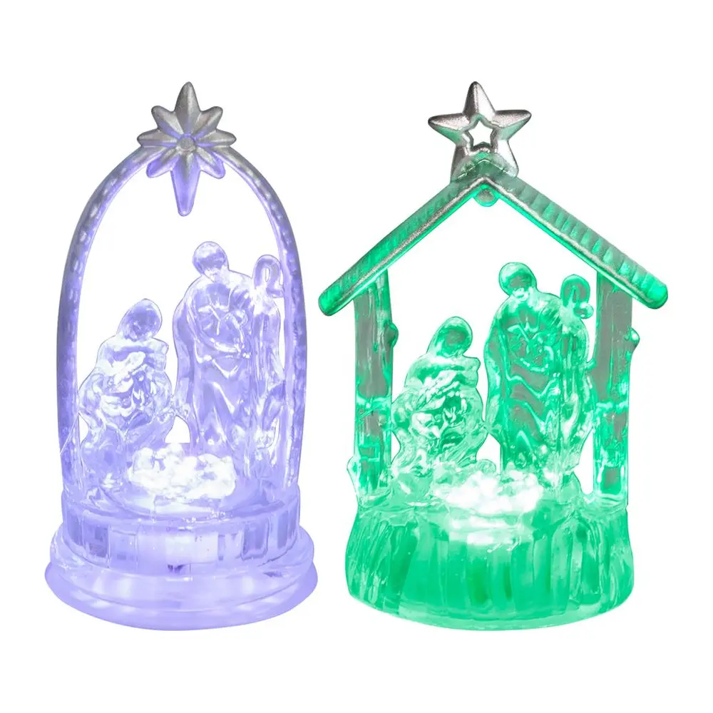 Oživte svoj vianočný priestor s našou exkluzívnou dekoráciou MagicHome Betlehem. Tento elegantný kúsok z akrylu je osvetlený RGB LED svetlami