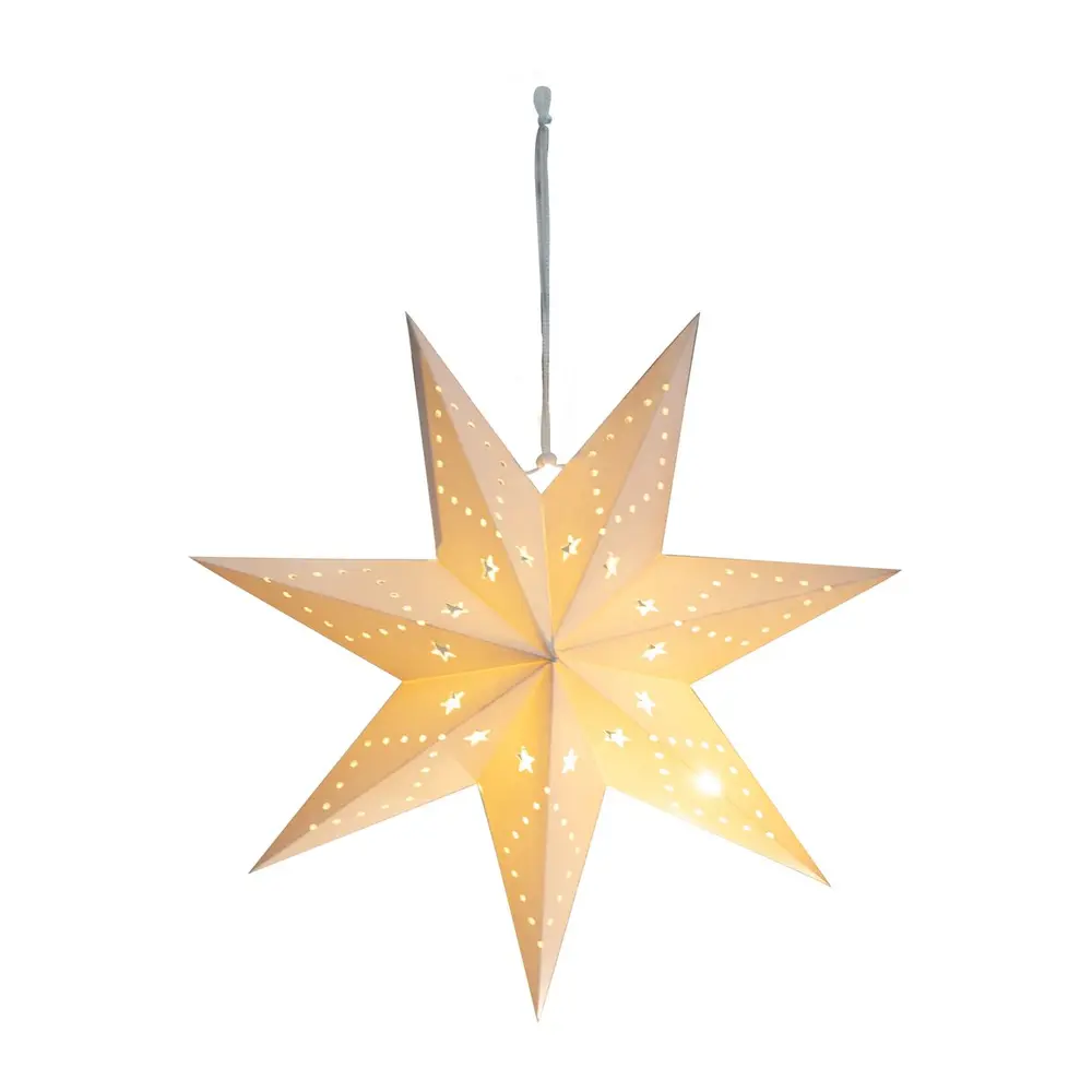 Dodajte svojmu domovu počas sviatkov jedinečný nádych s dekoráciou MagicHome Hviezda. Táto elegantná vianočná ozdoba s priemerom 40 cm je vybavená jemným LED osvetlením v teplej bielej farbe