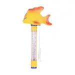 Plávajúci teplomer s rybkou Goldfish obzvláštni každý bazén a presne pomerá teplotu vody. Pripevňuje sa pomocou pásika k bazénu
