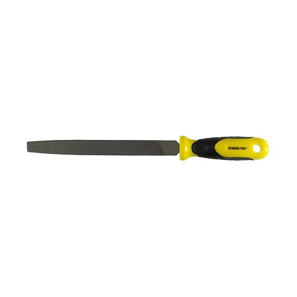 Plochý pilník Strend Pro by nemal chýbať vo vašej dielni. Je ideálny na presné pilovanie do kovu. Jeho dĺžka je 150 mm. Ruoväť pilníka zabezpečuje pohodlné uchopenie s možnosťou zavesenia.