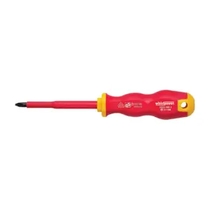Skrutkovač Whirlpower® 1023 je nevyhnutný nástroj pre každého elektrikára. S jeho PZ0/60 mm Pozidriv hlavou podľa normy DIN8764 a certifikáciou VDE 1000