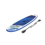 Standup paddleboard (SUP) je výbornou voľbou pre každého kto má rád zábavu na vode. Použitie paddleboardu je jednoduché a rýchlo sa ho každý naučí ovládať. Zdravotné prínosy získané z plavenia sa na SUP doske sú obrovské! S úžasnou doskou Bestway® si spríjemnite horúce letné dni. Dosku oceníte pre jej jednoduché používanie a pohodlie nafukovacej súpravy Hydro Force ™ 10 Oceana Stand UP paddleboard Set. Od začiatku do konca budete milovať jednoduchosť použitia a funkcie