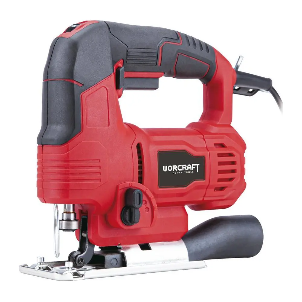Priamočiara píla Worcraft JS06-65 s príkonom 550 W je určená na vykonávanie deliacich a tvarových rezov do dreva