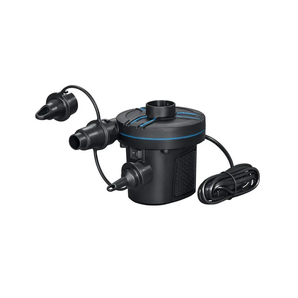 Elektrická pumpa Bestway® 62252 PowerTouch™ je vhodná na nafúkanie a vyfúknutie takmer všetkých nafukovacích produktov. Pred použitím ju stačí zapojiť do 220 - 240 V siete. Pumpa disponuje 3 rôznymi ventilmi. 