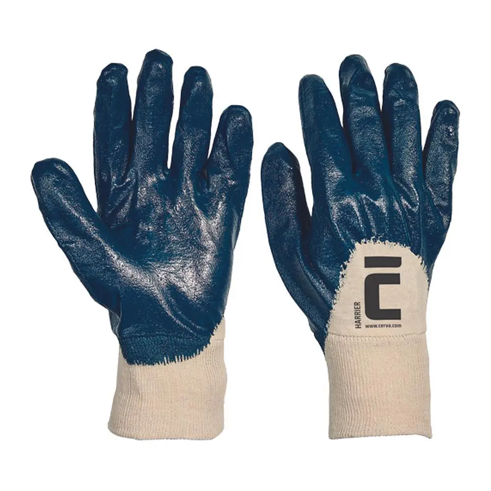 Balenie obsahuje 12 párov rukavíc.Pracovné rukavice proti mechanickým rizikám z 3/4 polomáčané v nitrile