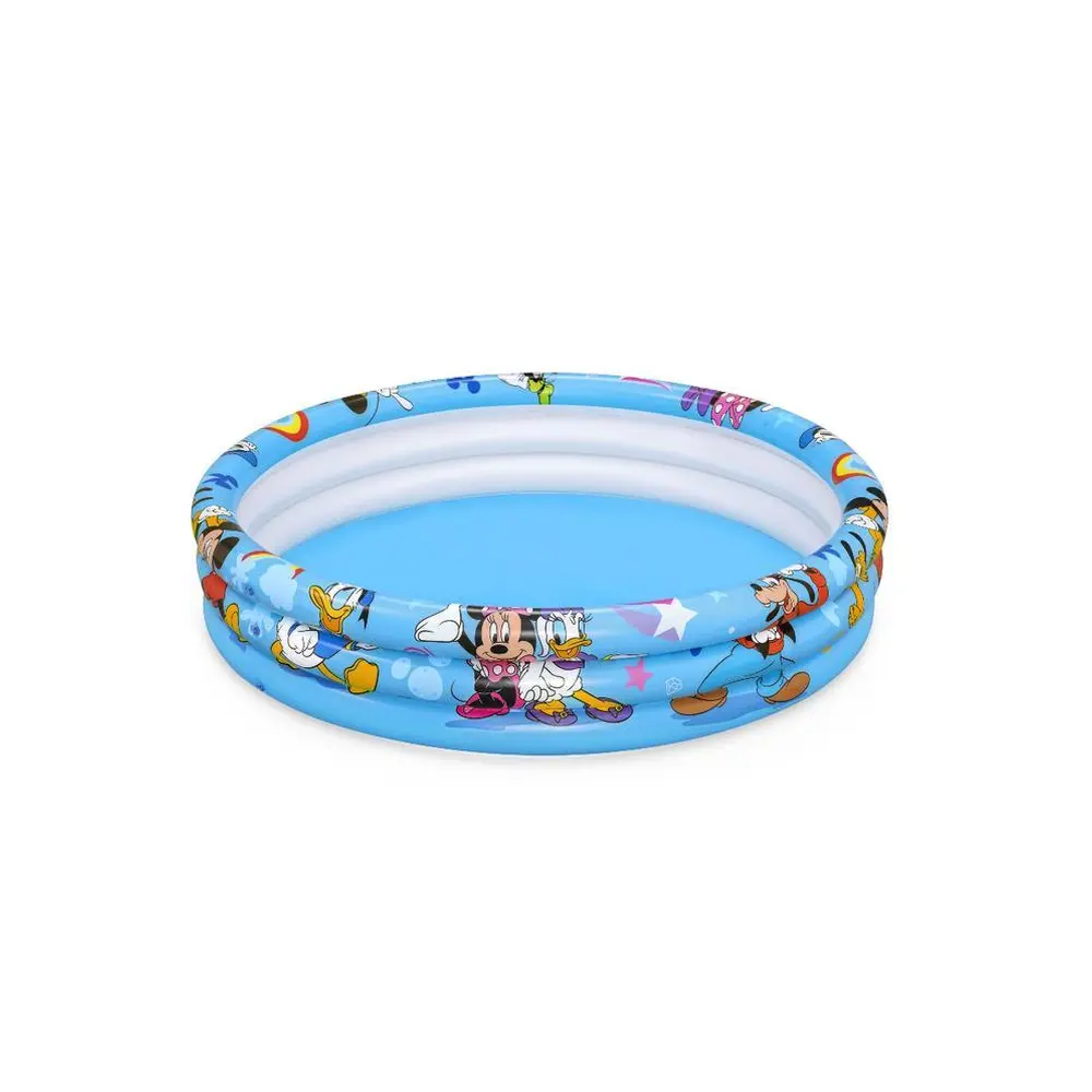Nechajte deti stať sa superhrdinmi počas zábavného dňa plného hier v nafukovacom bazéne Bestway® Mickey&Friends™. Mickey&Friends