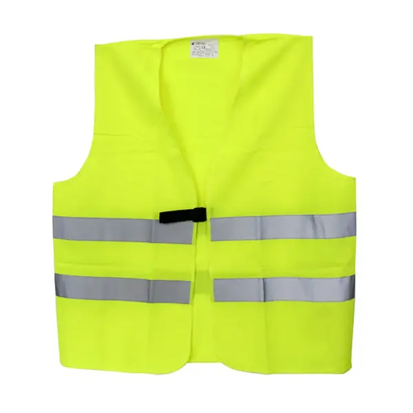 <p>Nezabudnite si zaobstarať túto reflexnú vestu vo výraznej zelenej s reflexnými pruhmi