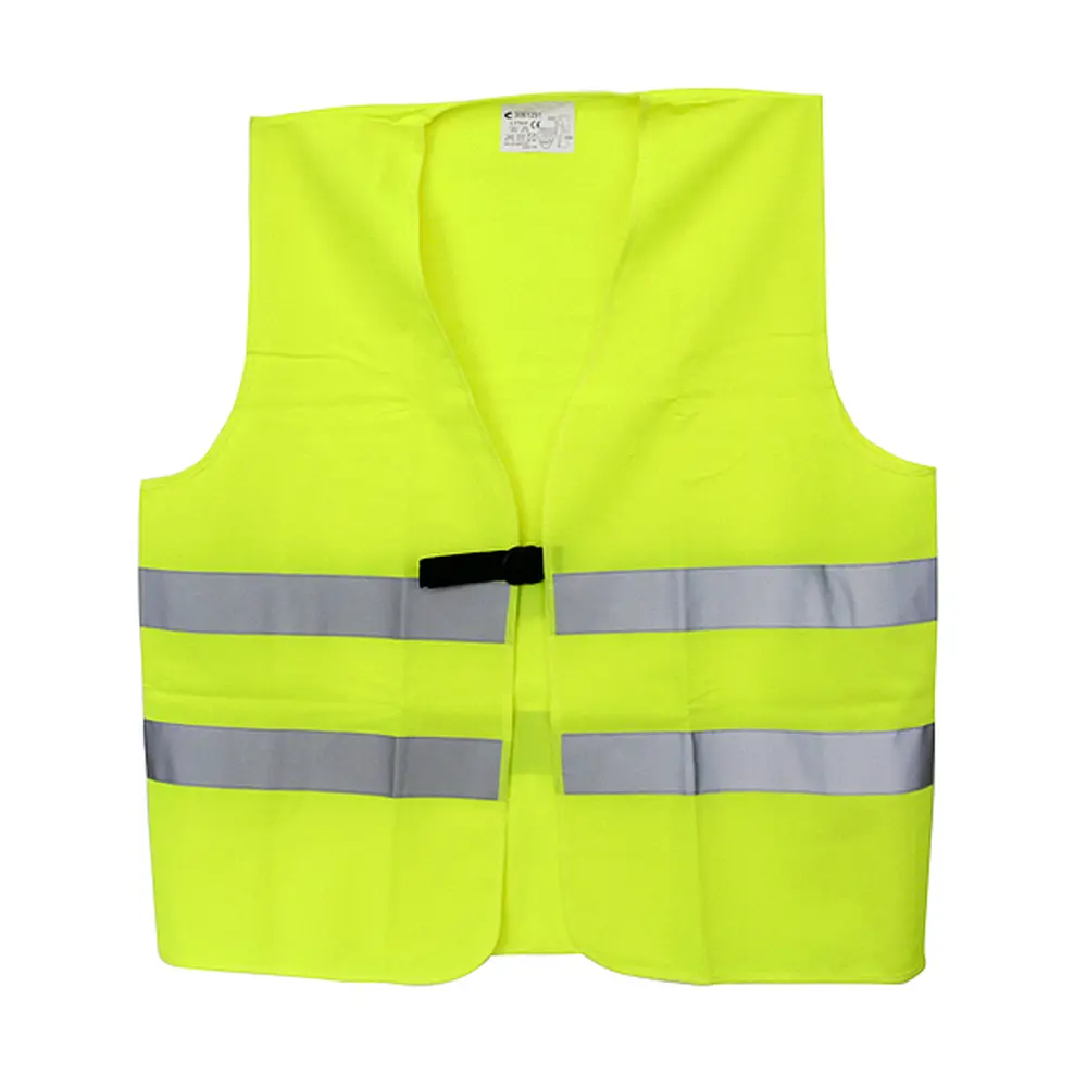 Nezabudnite si zaobstarať túto reflexnú vestu vo výraznej zelenej s reflexnými pruhmi